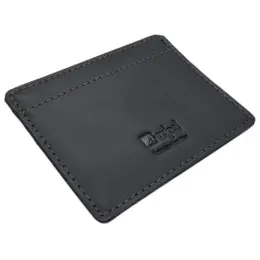 Dakota Genuine Leather Card Holder Black Back